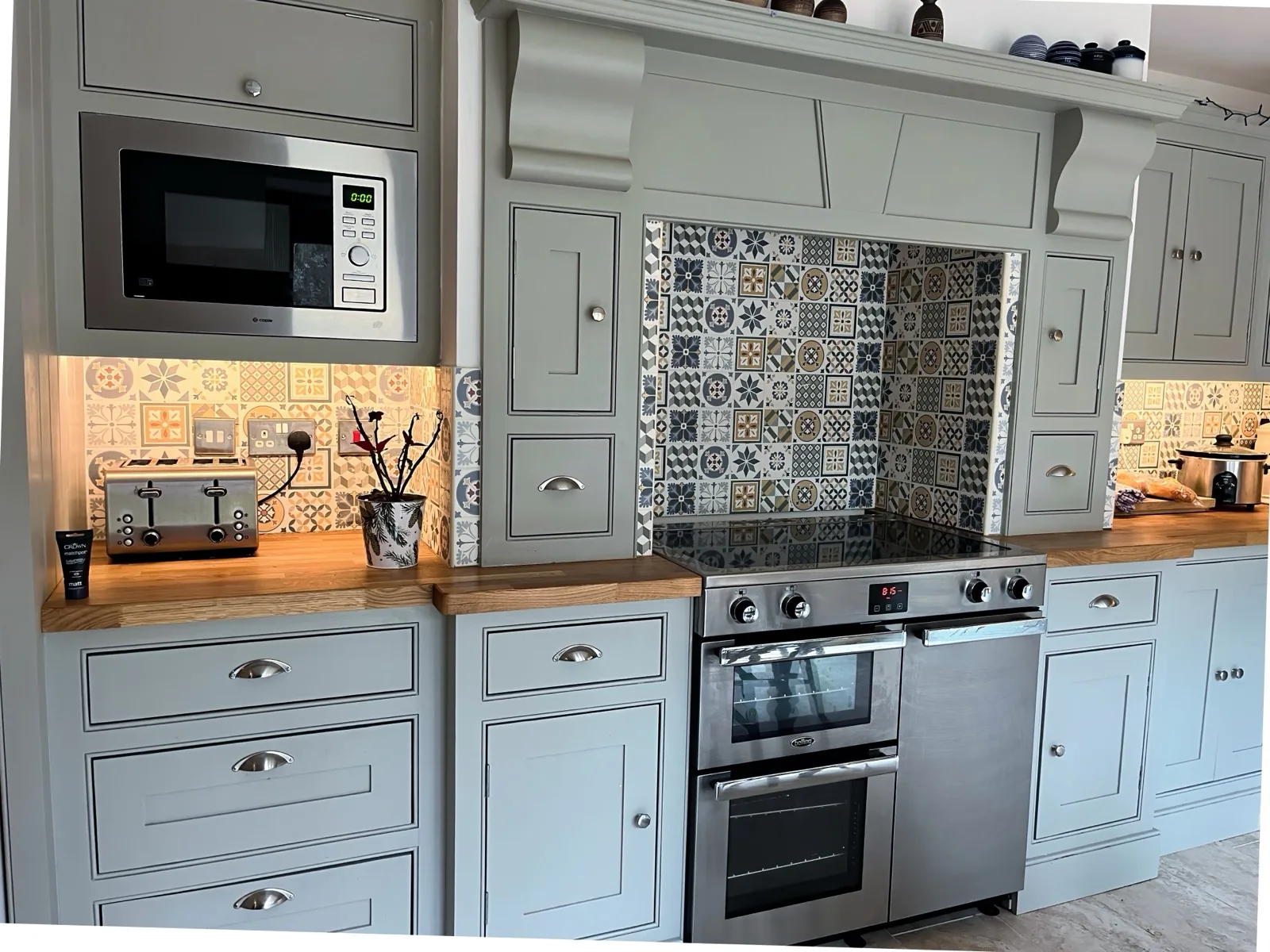 Bespoke shaker kitchen in Forest of Dean, Gloucestershire by Paul Gunningham — Lydney project, photo 2 of 6